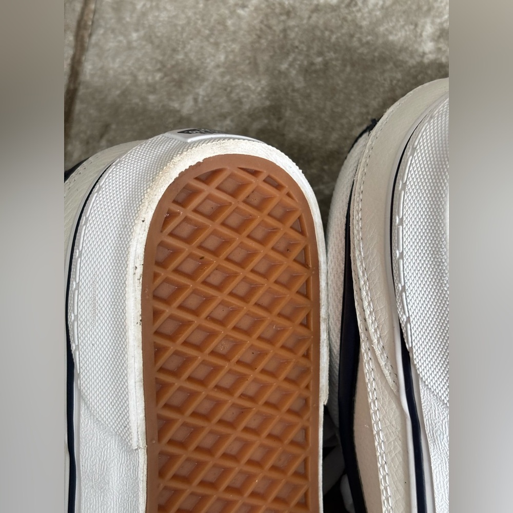 Vans off the Wall Navy Blue and White Old Skool Sneakers Size 12 - Picture 9 of 12